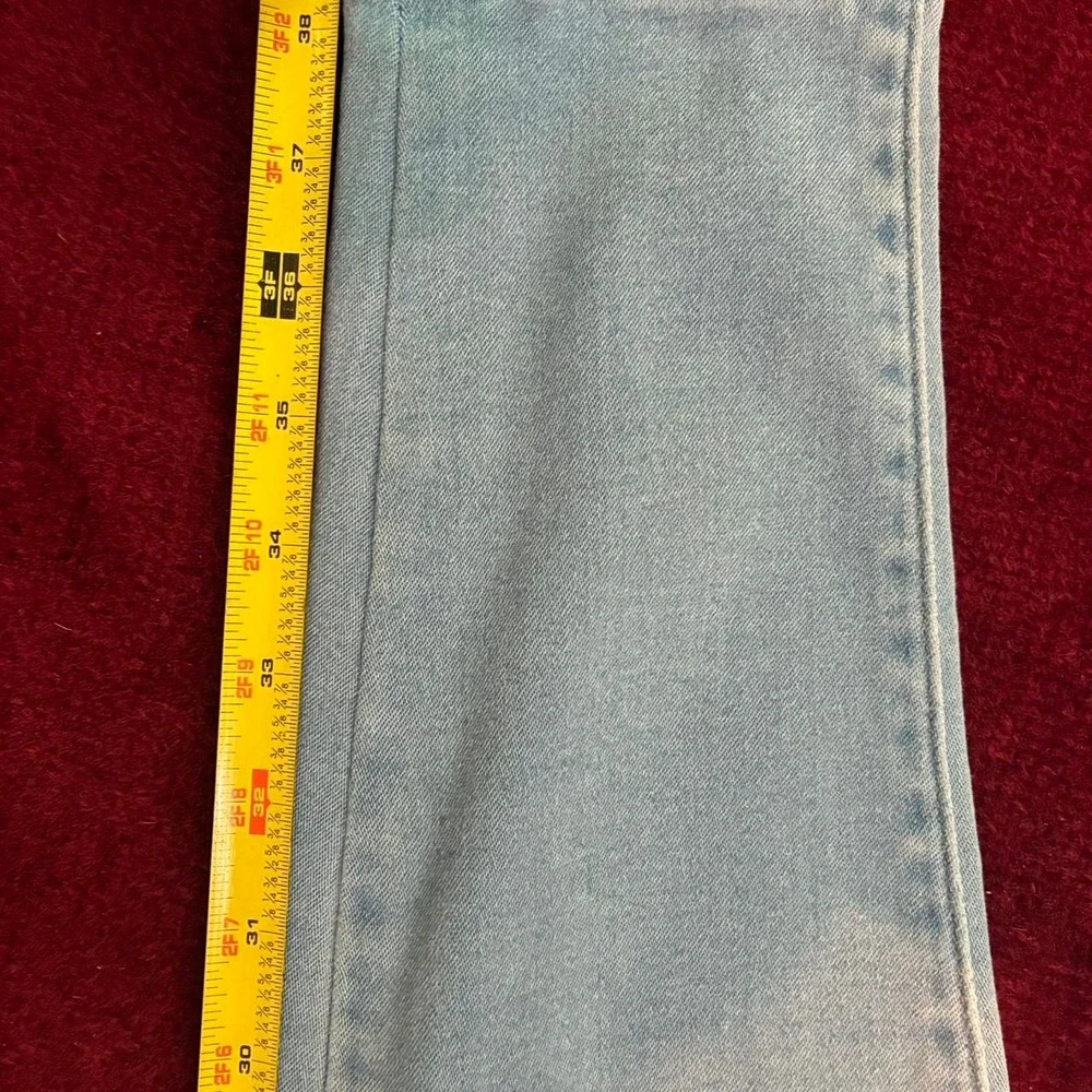 Levis 720 High Rise Super Skinny Jeans Light Wash Blue 31x30 Vintage Y2K 2000s